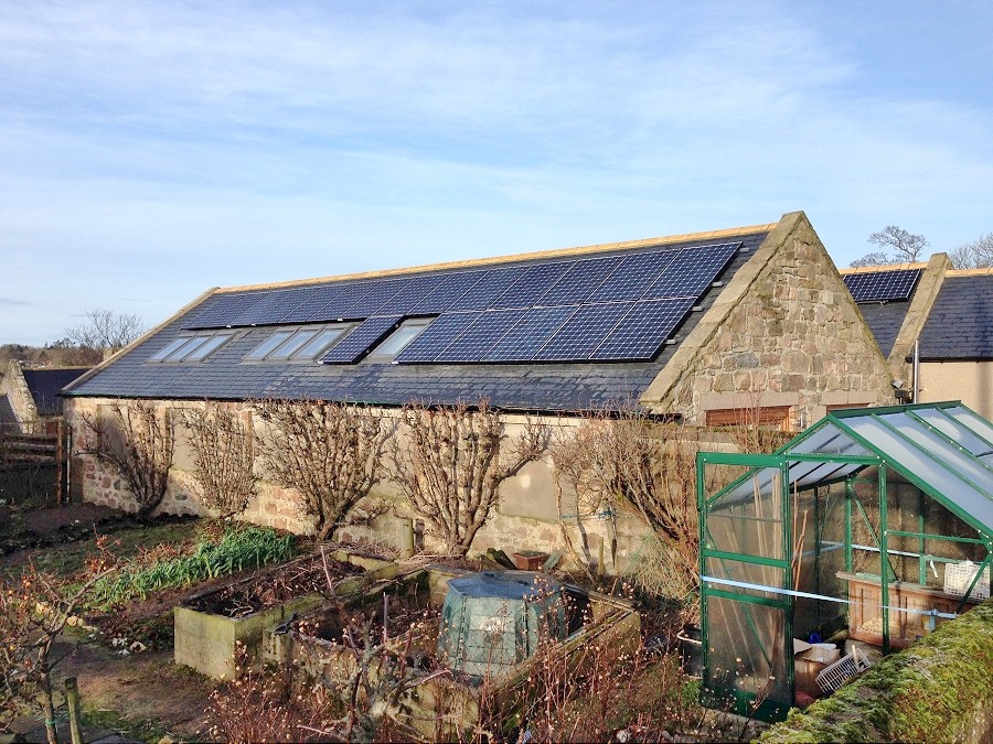 Dalwhinnie House with SunPower Solar Panels